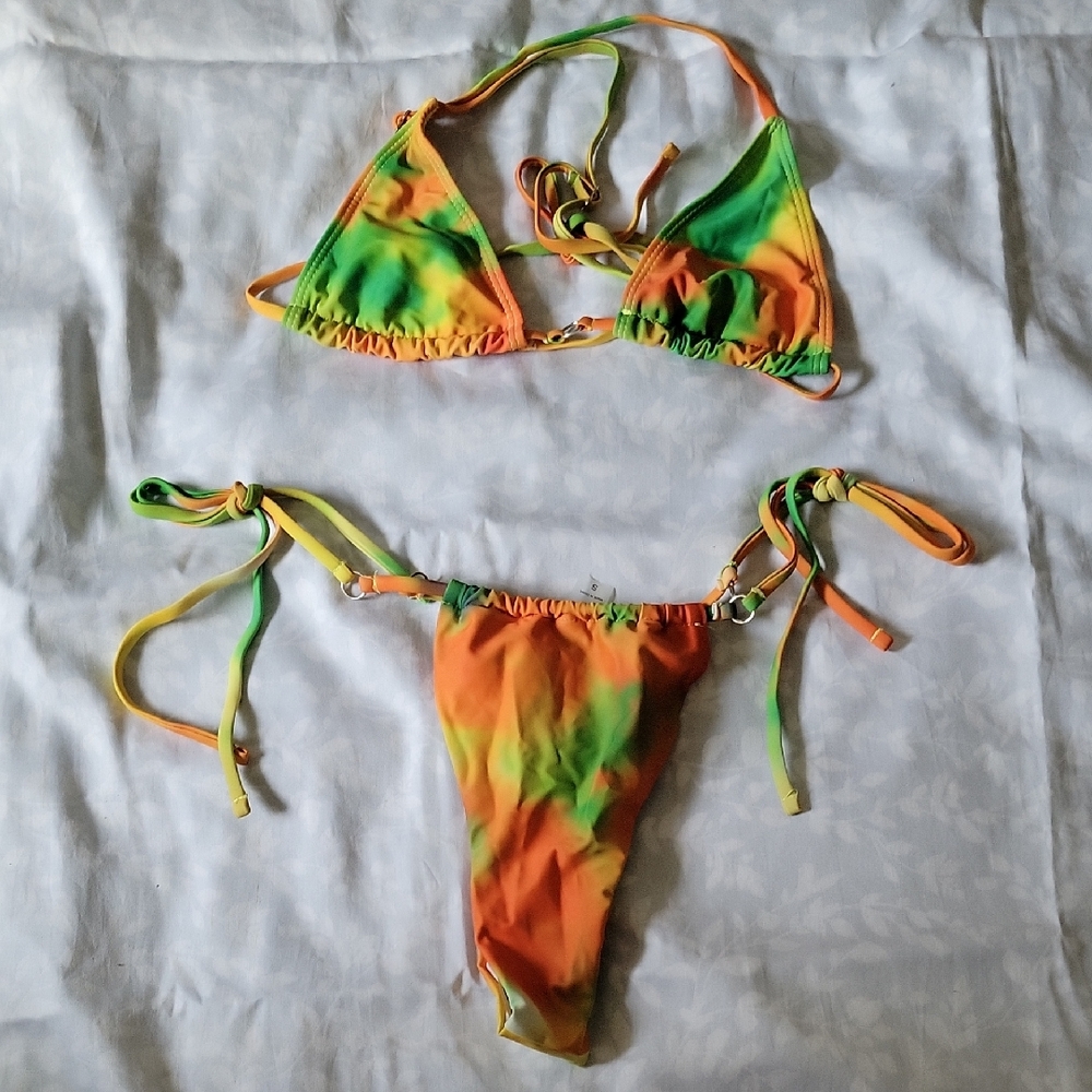 Vibrant Tie-Dye Bikini Set